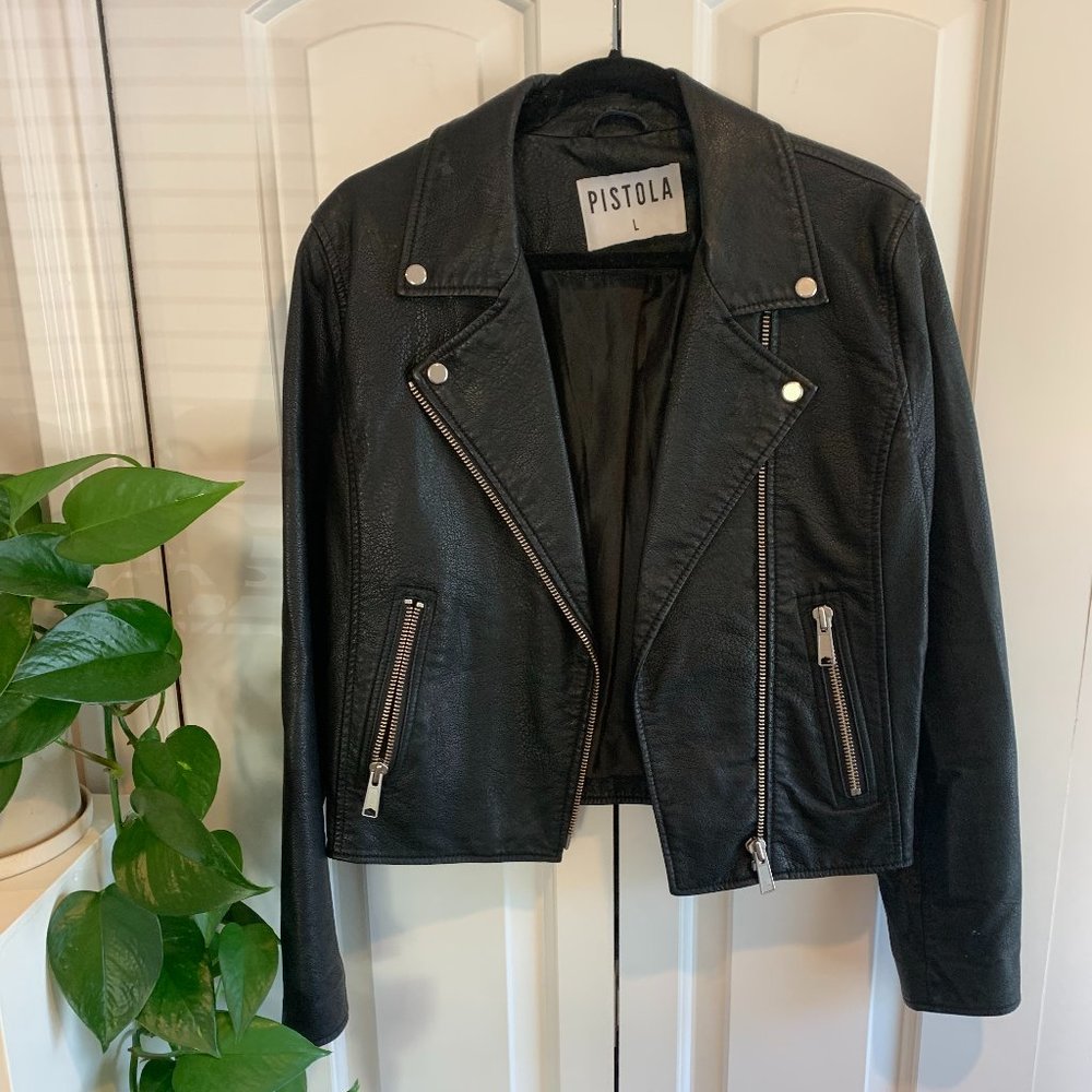 Faux Leather Jacket